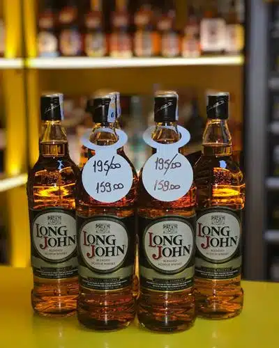 botellas de whisky Long John
